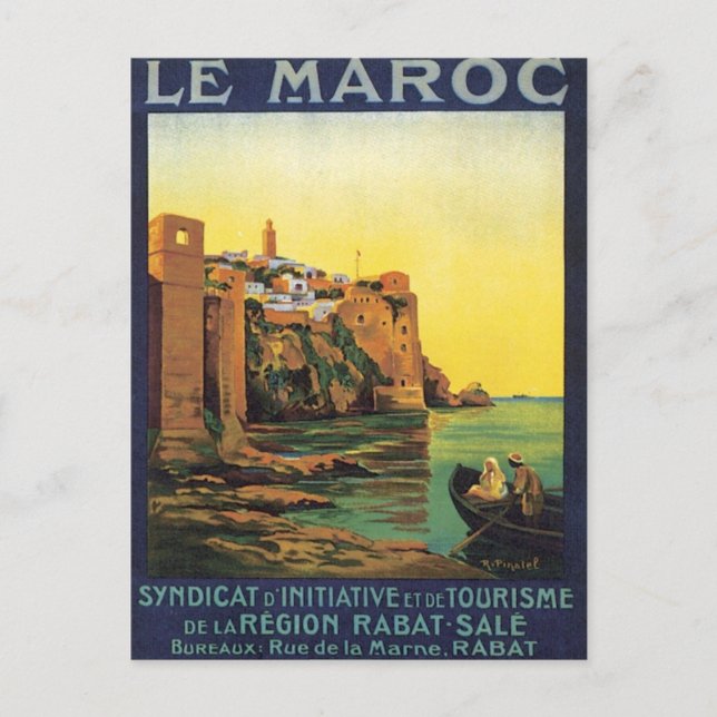 Postal Vintage Le Maroc Marruecos (Anverso)