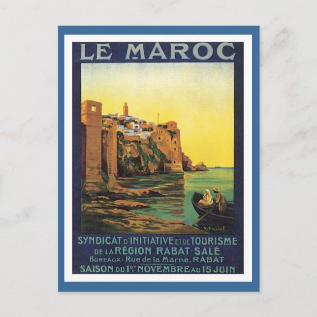 Postal Vintage Le Maroc Marruecos (Anverso)