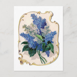Postal Vintage Lilacs