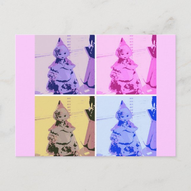 Postal Vintage Little Red Riding Hood (Anverso)