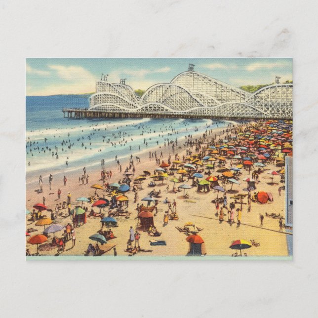 Postal Vintage Long Beach California (Anverso)