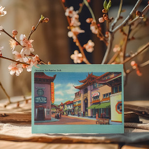 Postal Vintage Los Angeles Chinatown