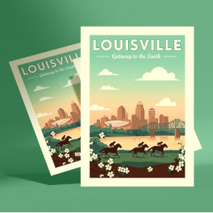 Postal Vintage Louisville Kentucky