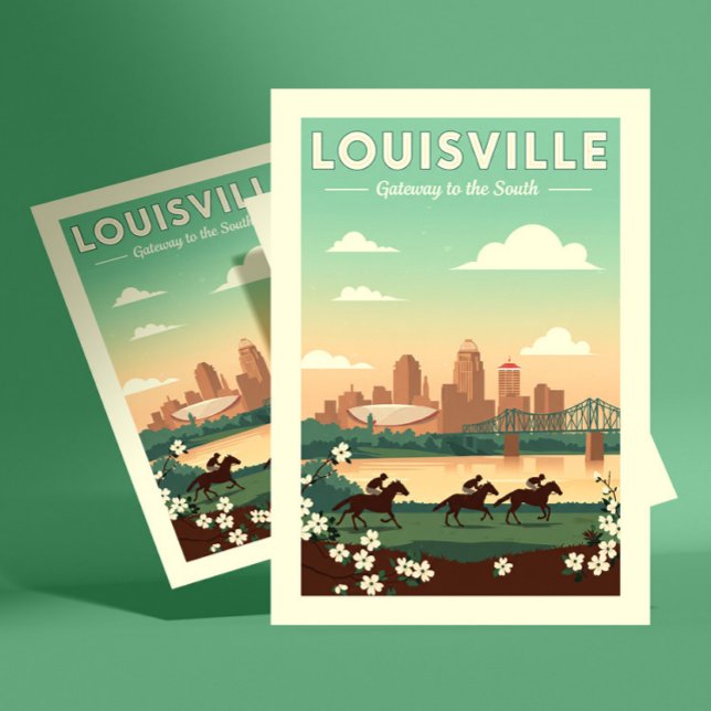 Postal Vintage Louisville Kentucky (Subido por el creador)