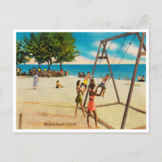 Postal Vintage Madeira Beach, Florida Travel Postcard