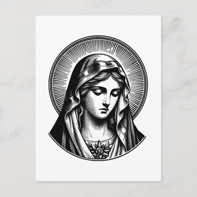 Postal Vintage Mary (Anverso)