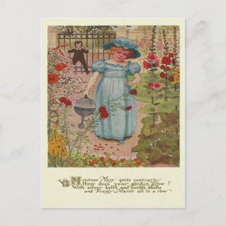 Postal Vintage Mary, Mary Rhyme
