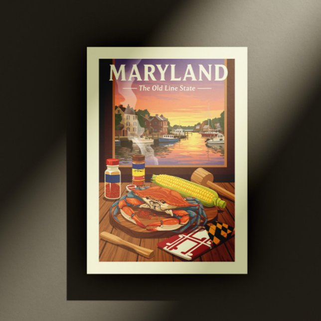 Postal Vintage Maryland (Subido por el creador)