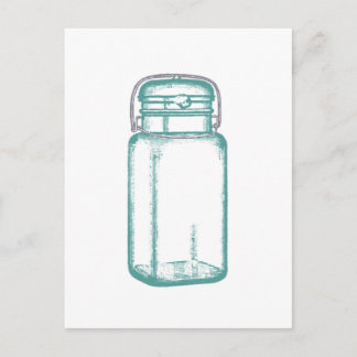 Postal Vintage Mason Jar