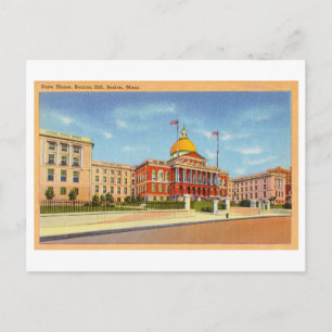 Postal Vintage Massachusetts State House / Capitol
