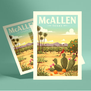Postal Vintage McAllen Texas