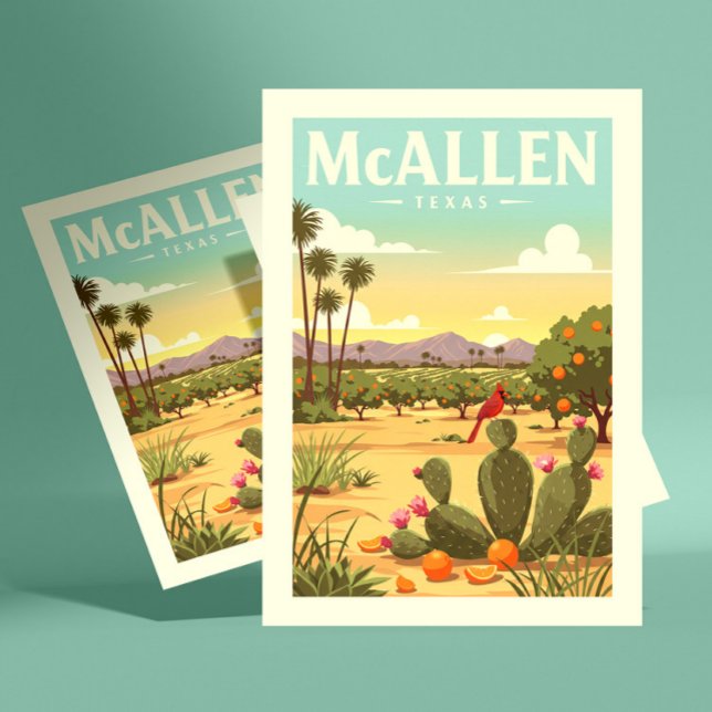 Postal Vintage McAllen Texas (Subido por el creador)