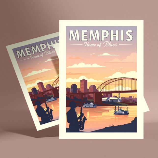 Postal Vintage Memphis (Subido por el creador)