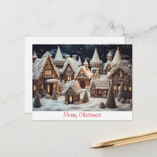 Postal Vintage Merry Christmas