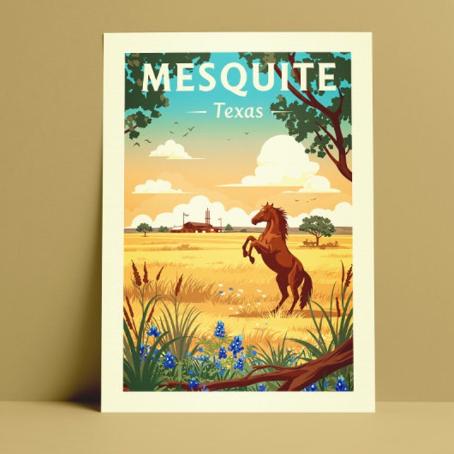 Postal Vintage Mesquite Texas (Subido por el creador)