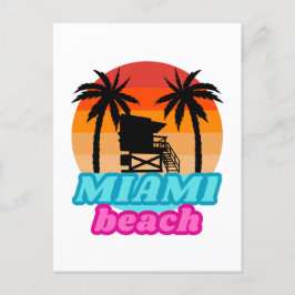 Postal Vintage Miami Beach