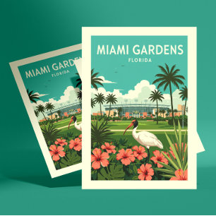 Postal Vintage Miami Gardens Florida