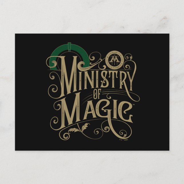 Postal Vintage MINISTRY OF MAGIC™ Graphic (Anverso)