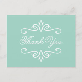 Postal Vintage Mint Green | Graduación Gracias