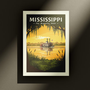 Postal Vintage Mississippi