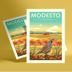 Postal Vintage Modesto California
