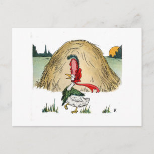 Postal Vintage Momma Goose