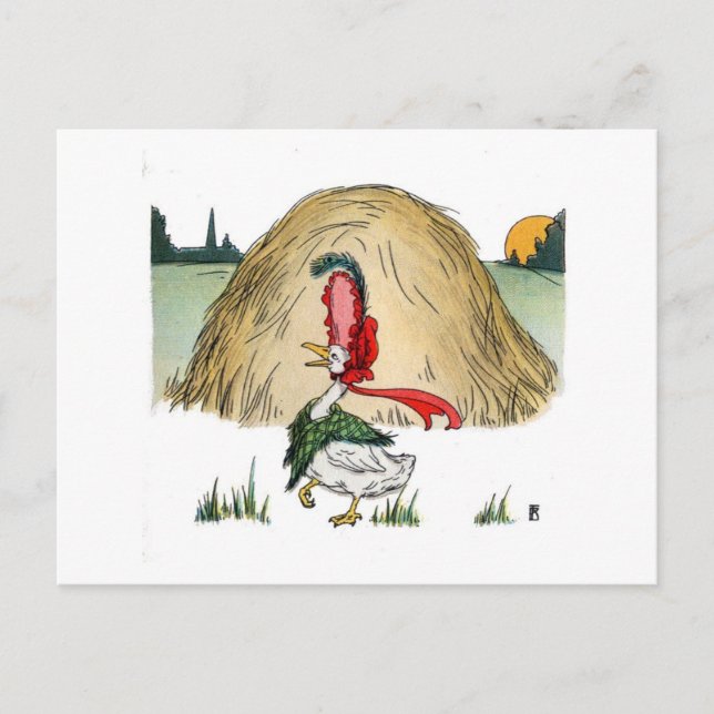 Postal Vintage Momma Goose (Anverso)