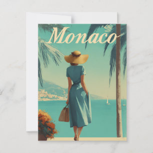 Postal Vintage monegasco