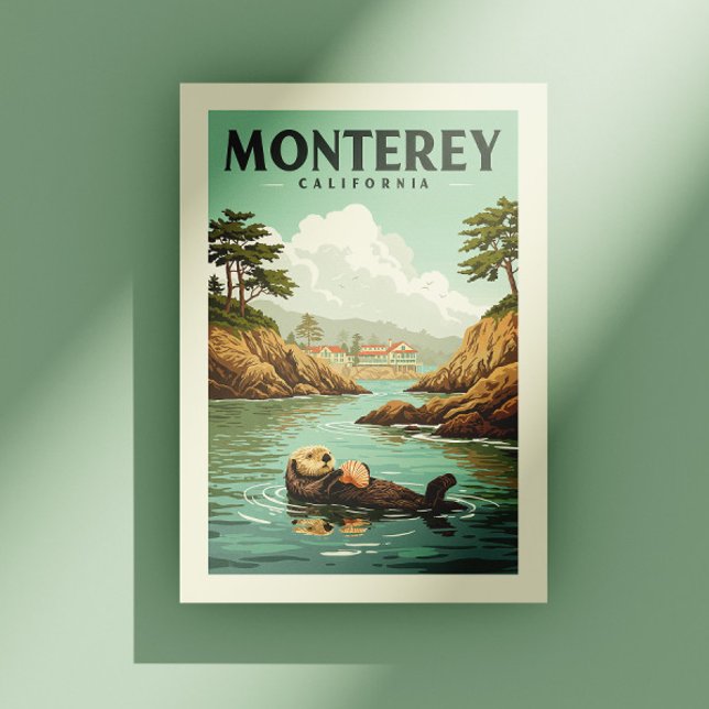 Postal Vintage Monterey California (Subido por el creador)