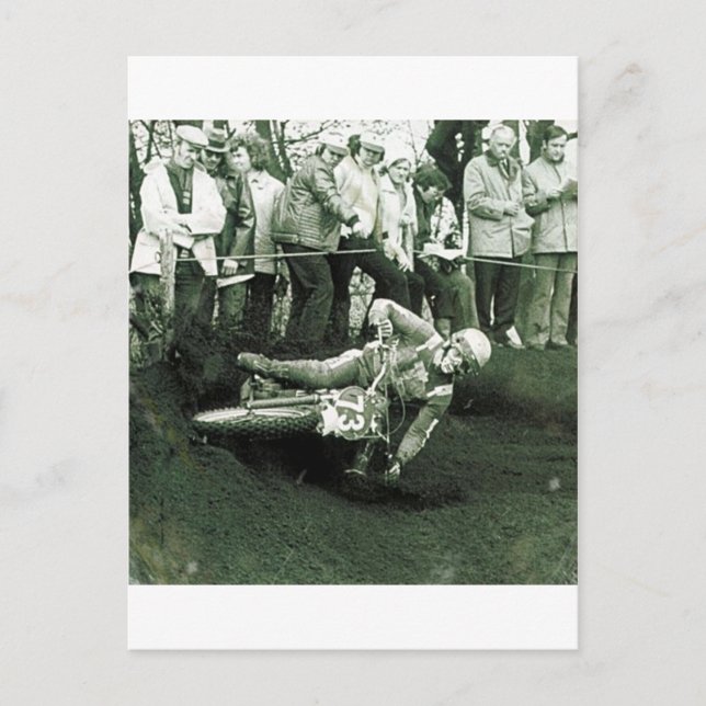 POSTAL VINTAGE MOTO CROSS. (Anverso)