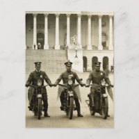 Vintage Motorcycle Cops de los años 20
