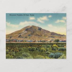 Postal Vintage, Mountain Franklin, El Paso, Texas