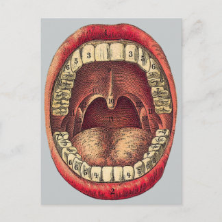 Postal Vintage Mouth