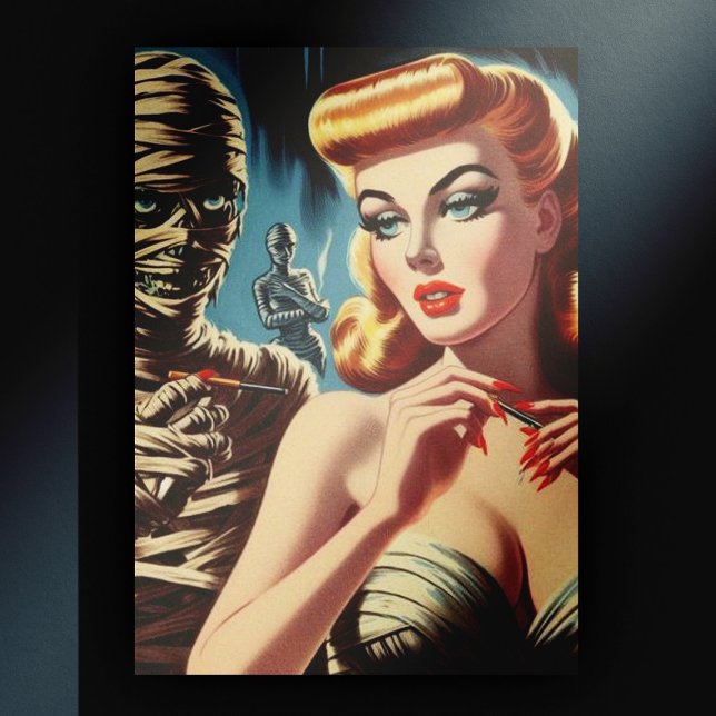 Postal Vintage Mummy Chica (Subido por el creador)