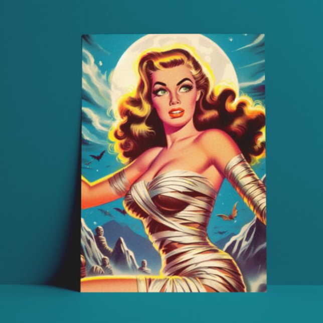 Postal Vintage Mummy Chica (Subido por el creador)