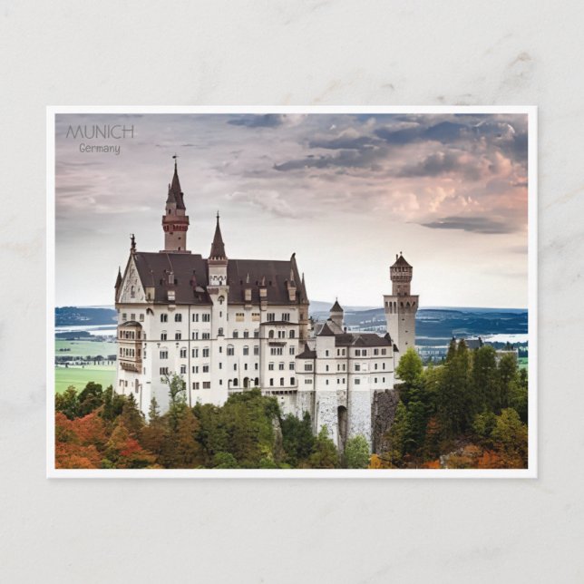 Postal Vintage Munich Munchen Alemania (Anverso)