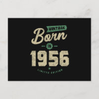 Vintage Nacido En 1956 Regalo De Cumpleaños