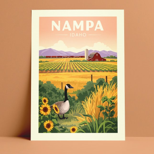 Postal Vintage Nampa Idaho (Subido por el creador)