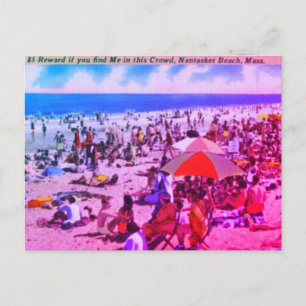 Postal Vintage Nantasket Beach, Massachusetts