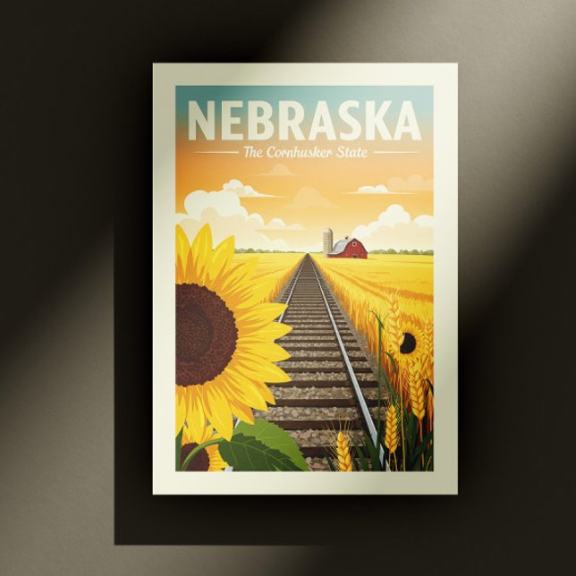Postal Vintage Nebraska (Subido por el creador)