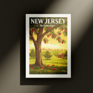 Postal Vintage New Jersey