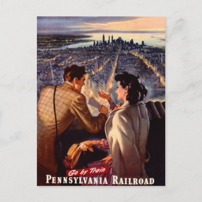 Postal Vintage New York City, Estados Unidos - (Anverso)