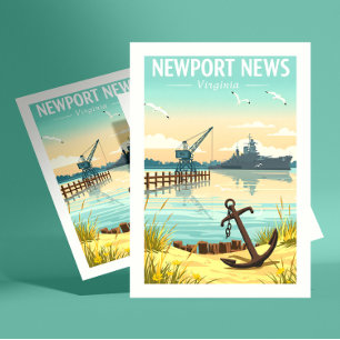 Postal Vintage Newport News Virginia