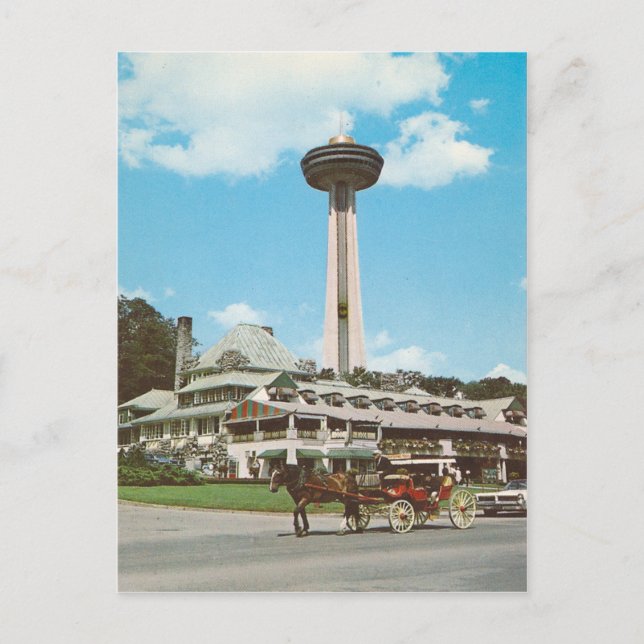 Postal Vintage Niagara Falls Canadá (Anverso)