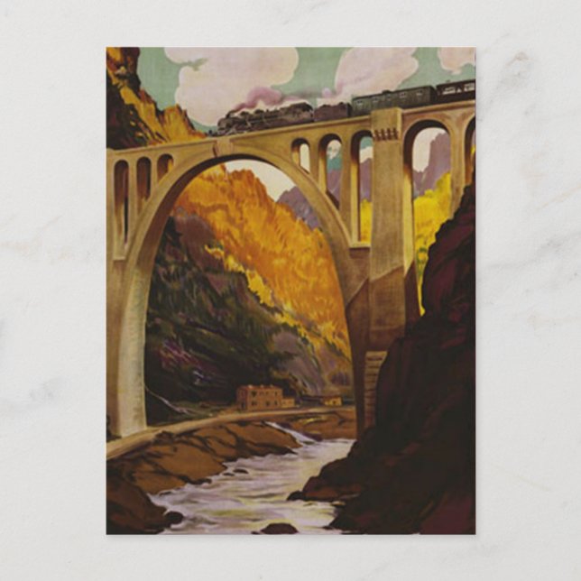 Postal Vintage Nice, Francia - (Anverso)