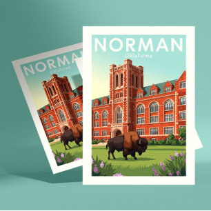 Postal Vintage Norman Oklahoma