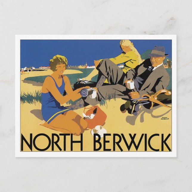 Postal Vintage North Berwick (Anverso)