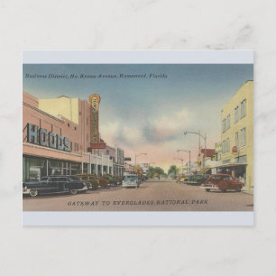 Postal Vintage North Krome Avenue Homestead FL Postcard