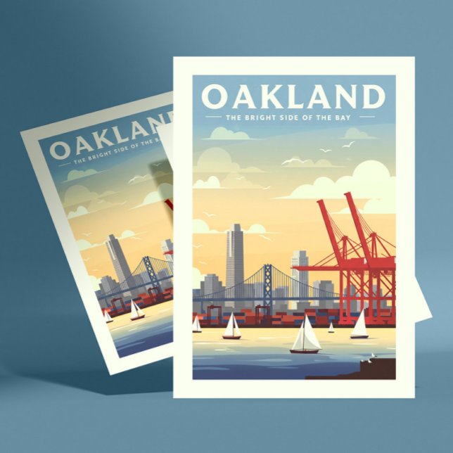 Postal Vintage Oakland California (Subido por el creador)