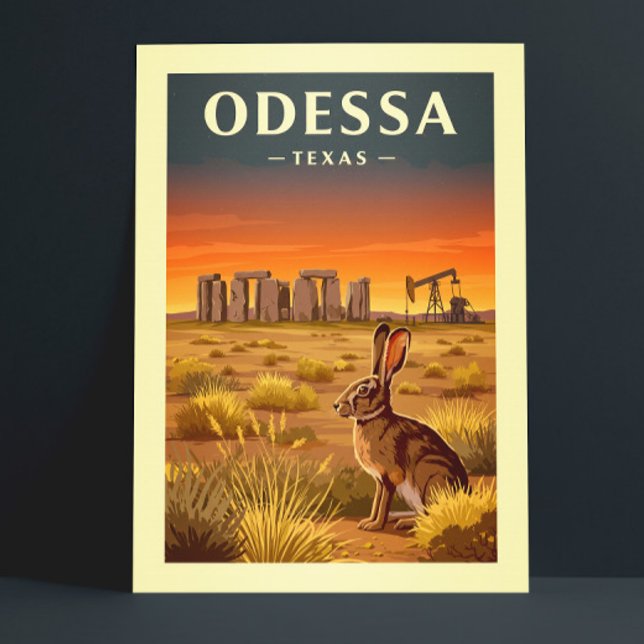 Postal Vintage Odessa Texas (Subido por el creador)